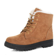 Load image into Gallery viewer, Women's Warm Plush Snow Boots | Cozy Ankle Boots with Rubber Sole