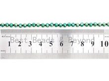 Load image into Gallery viewer, 60 EXTRA Long Hand Knotted Tear Green Color Crystal Necklace, Double Wrap Necklace, Green 2x4mm Rondelle Faceted Crystal Beads,SKU#D22