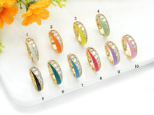 Load image into Gallery viewer, Diamond Enamel Ring, Sku#X355