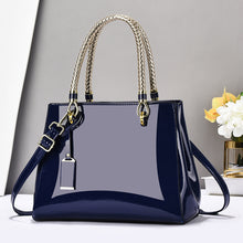 Load image into Gallery viewer, Fashionable Patent Leather Glossy Handbag Large-Capacity Casual Shoulder Crossbody Bag