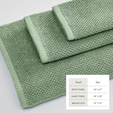 Load image into Gallery viewer, Cotton Textured Bath Towel Set - Acacia Collection