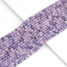 Load image into Gallery viewer, 2x4mm Rondelle Smooth Lavender Jade Beads, Sku#U1958