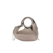 Load image into Gallery viewer, Korean Heart-Shaped Acrylic Evening Bag for Women - Trendy Crossbody Clutch Purse
