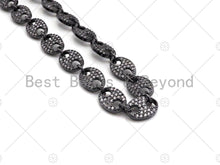Load image into Gallery viewer, 7x10mm High-Quality Micro Pave Mariner link chain