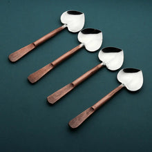 Load image into Gallery viewer, Celia Heart Coffee/Dessert Table Spoon 4 Pc. Set