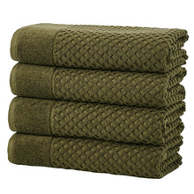 Load image into Gallery viewer, Cotton Diamond Waffle Weave Bath Towel Set - Grayson Collection