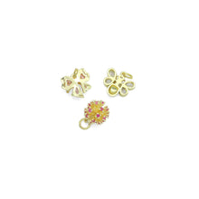Load image into Gallery viewer, CZ Bee Bow Flower ball Charm Pendant,Sku#A497