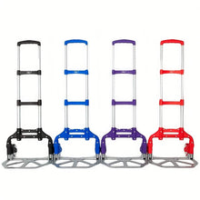 Load image into Gallery viewer, Folding Aluminum Hand Cart &amp; Dolly – 165 lb Capacity | Lightweight &amp; Portable
