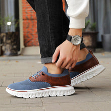 Load image into Gallery viewer, Men's Extra-Large Casual Sneakers – Breathable Microfiber Lace-Up Shoes | Sizes 39–48