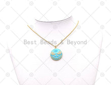 Load image into Gallery viewer, Enamel Skull Charm, Skull Pendant, Halloween Jewlery, sku#F1452