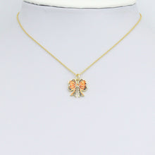 Load image into Gallery viewer, Colorful Enamel Bow Charm Pendant,Sku#LK1214