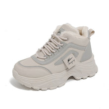Load image into Gallery viewer, Women's Fleece-Lined High-Top Sneakers | Warm Winter Casual Shoes