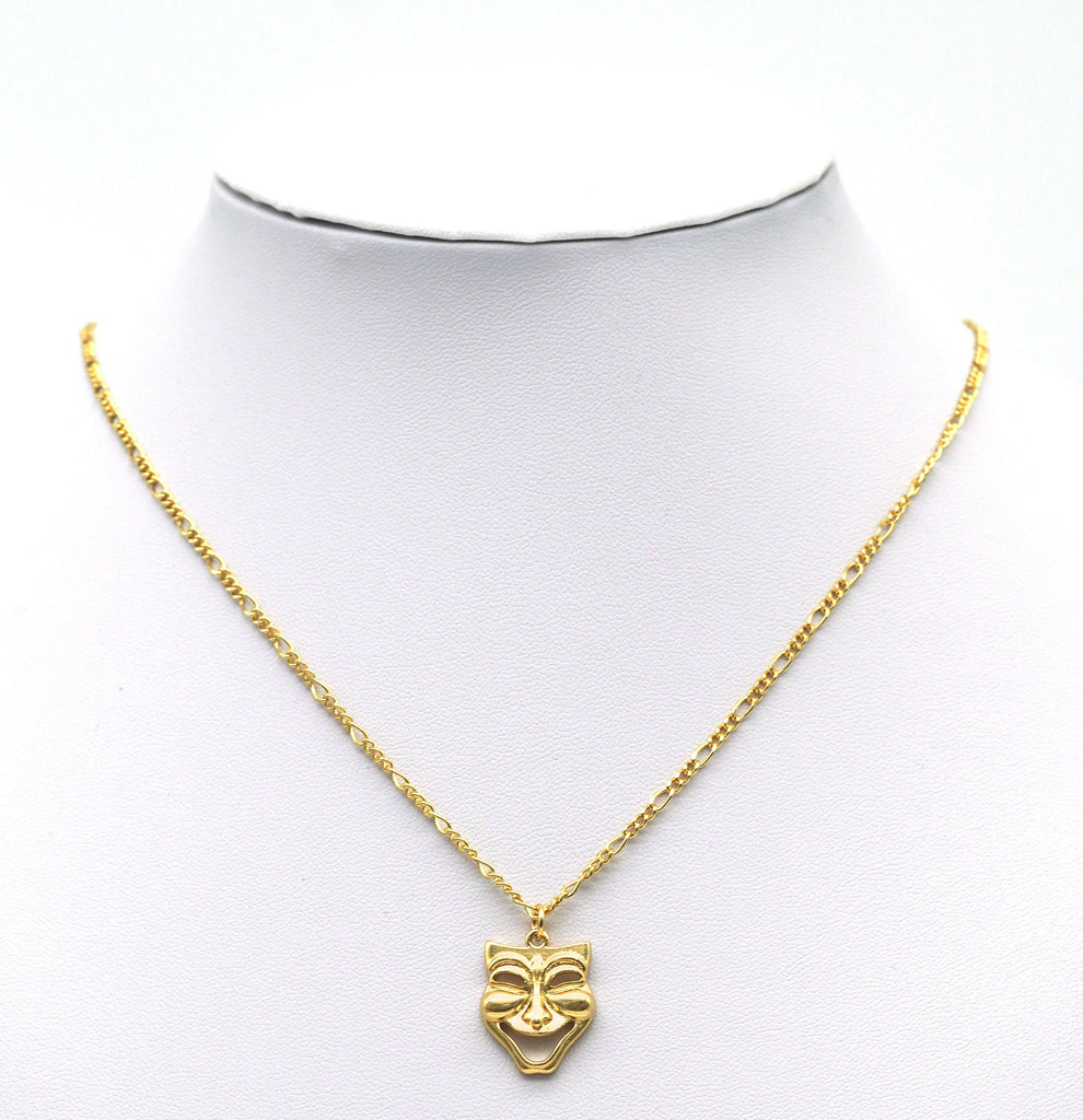 Gold Mask Charm, Sku#F1478C
