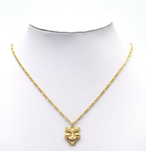 Load image into Gallery viewer, Gold Mask Charm, Sku#F1478C