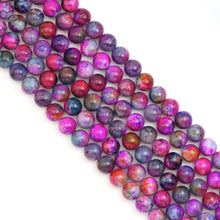 Load image into Gallery viewer, 12mm Galaxy Agate Round Smooth Beads, Sku#U1889