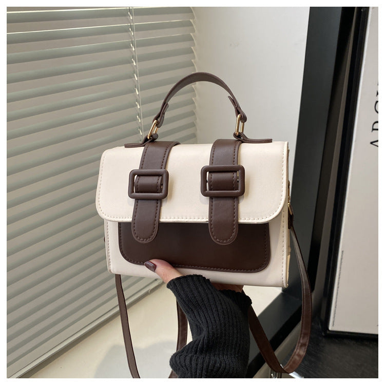 Trendy Small Square Underarm Crossbody Bag for Women - PU Leather Streetwear Shoulder Bag