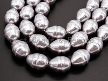 Load image into Gallery viewer, Gray Natural Mother of Pearl Large Baroque shape beads,17x23
