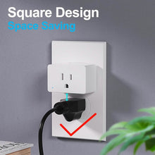 Load image into Gallery viewer, 2-Pack: WiFi Smart Plug – 15A, Timer &amp; App Control, Works with Alexa &amp; Google Home