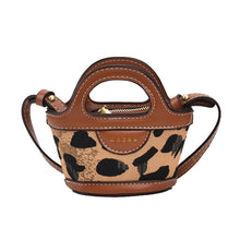 Load image into Gallery viewer, Patchwork Plaid Mini Tote Crossbody Bag - Korean Fashion PU Leather Handbag