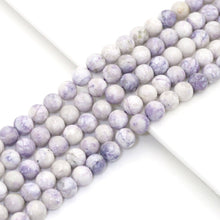 Load image into Gallery viewer, Genuine South Africa Light Purple Turquoise, 6mm/8mm/10mm Round Smooth Beads, Sku#U1609