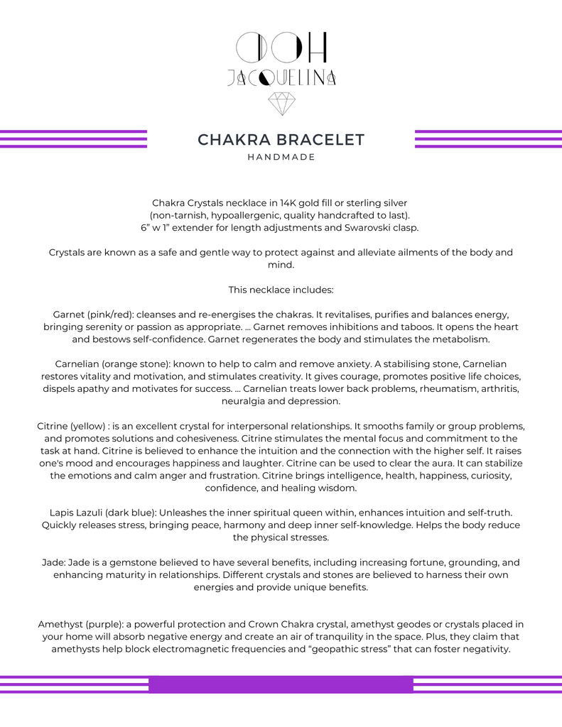 Chakra Stones Rainbow bracelet