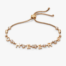 Load image into Gallery viewer, “Cheers” Champagne Inline Bolo Bracelet