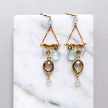 Load image into Gallery viewer, Smoky Quartz Chandie Earrings