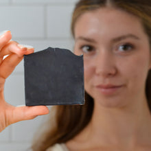 Load image into Gallery viewer, Clarifying Charcoal Bar Handmade Tallow and Goat Milk Soap Bar