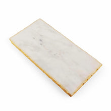 Load image into Gallery viewer, Chateau Marble Gold Foil Serving Board