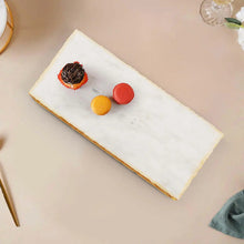Load image into Gallery viewer, Chateau Marble Gold Foil Serving Board