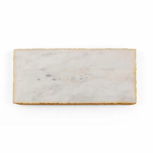 Load image into Gallery viewer, Chateau Marble Gold Foil Serving Board
