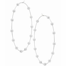 Load image into Gallery viewer, Chic Pearl Earrings Hoop Oversized Earrings (MAC320)