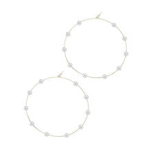 Load image into Gallery viewer, Chic Pearl Earrings Hoop Oversized Earrings (MAC320)