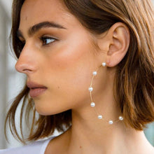 Load image into Gallery viewer, Chic Pearl Earrings Hoop Oversized Earrings (MAC320)