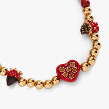 Load image into Gallery viewer, ”Chocolate Is My Love Language” Stretch Bracelet