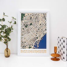 Load image into Gallery viewer, 3D City Map Barcelona