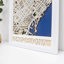 Load image into Gallery viewer, 3D City Map Barcelona