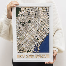 Load image into Gallery viewer, 3D City Map Barcelona