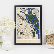 Load image into Gallery viewer, 3D City Map Kyiv