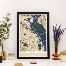 Load image into Gallery viewer, 3D City Map Kyiv