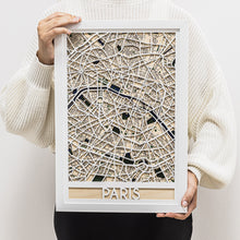 Load image into Gallery viewer, 3D City Map Paris