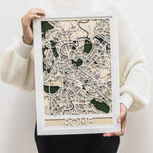 Load image into Gallery viewer, 3D City Map Rome