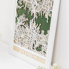 Load image into Gallery viewer, 3D City Map Sydney