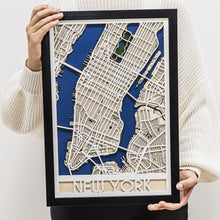 Load image into Gallery viewer, 3D City Map New York