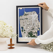 Load image into Gallery viewer, 3D City Map San Francisco