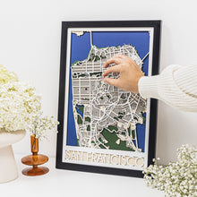 Load image into Gallery viewer, 3D City Map San Francisco