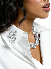 Load image into Gallery viewer, Twist Woven Shirt - White
