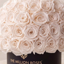 Load image into Gallery viewer, Classic Black Superdome Box | White Roses