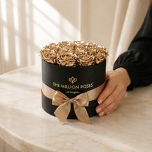 Load image into Gallery viewer, Classic Black Box | 24K Gold Roses