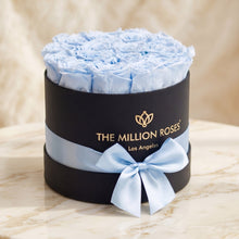 Load image into Gallery viewer, Classic Black Box | Light Blue Roses